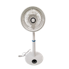 12 '' white color stand fan remote control speed circulator stand fan with display screen for home