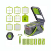 22 In 1 Kitchen Multifunction Hand Operated Mandoline Vegetable Slicer Safe Manual Salad Food Cutter Chopper