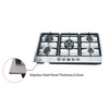 Home Kitchen Appliances 5 Burners Built-in Gas Stove Gas Hob with CE Certification