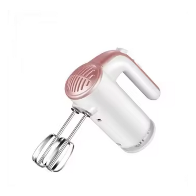 2024 Household Dough Portable With 168mm Holder Hook Beater 5 Speed Control Electric Cake Hand Mixer Home Appliances