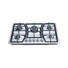 New Gas Stove Home Cooking Professional Cooktop 5 Burners with Cast Iron