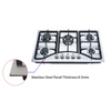 Kitchen Appliances Stainless Steel Easy Cleaning Cast Iron Built-in Gas Stove 5 Burners Cooktops Portable Gas Stove