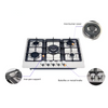 High Quality Safe And Reliable General Purpose Formal Stainless Steel Electric And Gas Hob Kitchen Cooktop