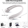 Portable Hanging Rechargeable Wearable Bladeless Usb Cooling Neck Hung Fan Mini Handfree Rechargeable Hanging Neck Fans