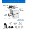 Meat Grinder Household Plastic Electric Mincing Machine Table Type Commercial Small Sausage Grinder Meat Grinder(MG-011)