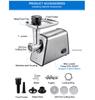 Household Electric Meat Grinder and Meat Processor with 1 year guaranteed（MG-012)）