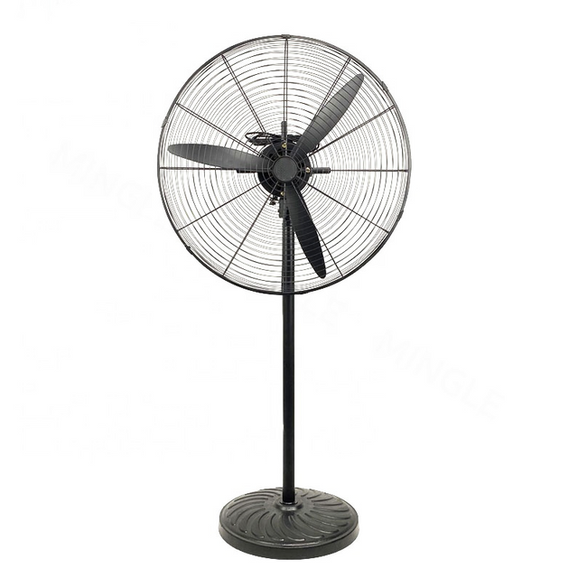 Commercial High Velocity Electric Industrial Standing Fan Pedestal Metal Fan