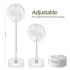 Customize Manufacture Mini Portable, High Speed Usb Rechargeable Telescopic Foldable Electric Pedestal Stand Fan Retractable Fan