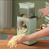 Vegetable Cutting Tool Hand Shaking Shredder, Slicer, Large Capacity Lemon Rotary Grater Vegetable Cutter