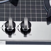 Reliable Quality Kitchen Cookers Multi Functions Built In Tempered Glass Panel Gas Stove Gas Hob
