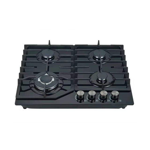 Professional Manufacturer Tempered Glass Gas Cooktop with 4 Burners Hot Selling Low Price Modern Fashion Design 