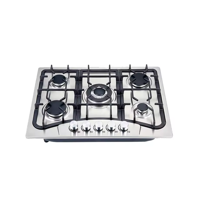 New Arrival Durable Easy Clean 5 Burners Gas Cooker Built-in Gas Stove For Home Use