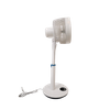 12 '' white color stand fan remote control speed circulator stand fan with display screen for home