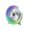 Charging Running Lamp Desktop Fan Dormitory Usb Charging Dual Purpose Office Large Wind Table Lamp Colorful Rechargeable Desktop Fan