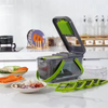 22 In 1 Kitchen Multifunction Hand Operated Mandoline Vegetable Slicer Safe Manual Salad Food Cutter Chopper