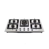 2024 Factory Supply Hot Sale Gas Stove Table Stainless Steel Built-in 5 Sabaf Burner
