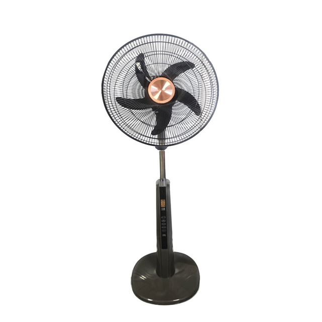 2024 New Item 12 V Battery Long Working Time with Remote Control 15W Rechargeable Stand Fan Floor Fan