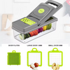 15 in 1 Multifunctional Handheld Onion Cutter Fruits Slicer Potatoes Press Peeler Manual Vegetable Chopper Garlic Crusher