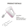 Factory OEM 300W Kitchen Blender Bakery Stirrer Cordless Mixer Dough Bread Whisker Cake Kneader Electric Wireless Hand Mixer