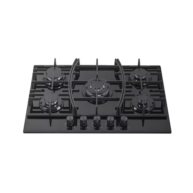Hot Sale China Factory Best Price Tempered Glass Or Stainless Steel Top Five Sabaf Burner Gas Stove/gas Cooker/gas Hob Kitchen Appliances