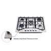 New Arrival Durable Easy Clean 5 Burners Gas Cooker Built-in Gas Stove For Home Use