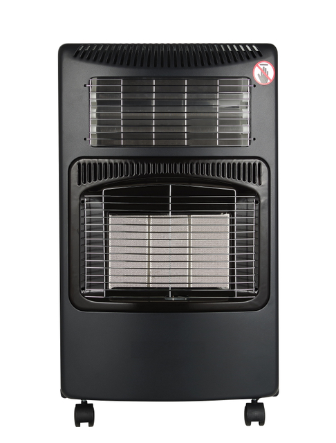 Portable Gas Heater,3-Panel Ceramic Infrared Space Heater with Wheel,Indoor Propane