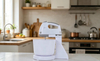 7 Speed Electric Hand Mixer With Stand Bowl,2-in-1 Stand Mixer for Home Baking