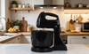7 Speed Electric Hand Mixer With Stand Bowl,2-in-1 Stand Mixer for Home Baking