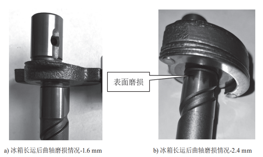 Crankshaft wear