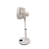 12 '' white color stand fan remote control speed circulator stand fan with display screen for home
