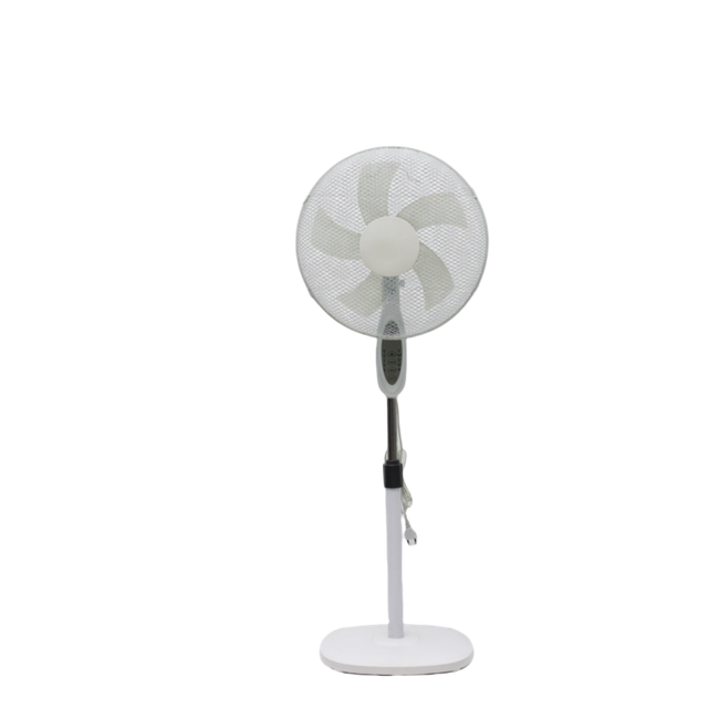 16 inch square base stand fan with 5PP balde for home 4 hours timer setting with remote control