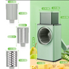 Vegetable Cutting Tool Hand Shaking Shredder, Slicer, Large Capacity Lemon Rotary Grater Vegetable Cutter