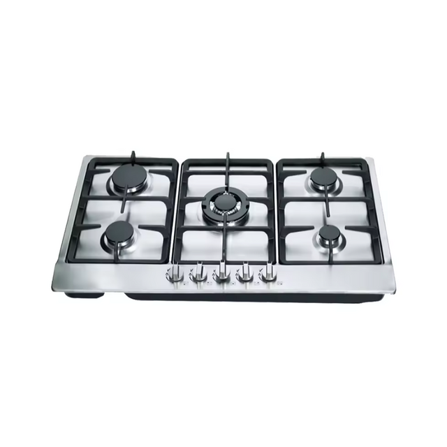 New Modern Kitche Appliances Gas Stove Stainless Steel Built in Gas Stove Gas Hob 5 Burner