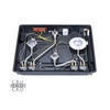 Customized Kitchen Appliances Inox Panel Top Stove Gas Hob Built-In 4 Burners Gas Stove