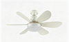 Ceiling Fan with LED Light,6-Blade Modern Ceiling Fan ,Dimmable Light for Bedroom,Living Room&Home Decor