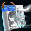 Misting USB Charger Portable Mini Air Conditioner Cooling Fan with Light for Home And Outdoor Use