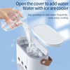 OEM USB Rechargeable Dual Head Cooling Fan 3-Speed Option Mini Portable 360 Rotation Electric Cooling Mist Table Fan