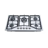 Kitchen Appliances Stainless Steel Easy Cleaning Cast Iron Built-in Gas Stove 5 Burners Cooktops Portable Gas Stove