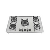 China Wholesale Low Price 5 Plate Stainless Steel Brass Stove Gas Cooketop Gas Stove Kitchen Appliances
