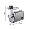 Custom Logo Small Meet Grinder Machines Electric Meat Mixer Grinder Stainless Steel Grinder Machine For Home Kitchen