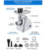 Good Quality 1000W Meat Grinder Machine And Makes Sausage Meat Grinder For Wholesale(MG-014)
