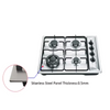 Chinese Hot Sell 4 Burner Gas Hob Built in Gas Cooker with Blue Flame