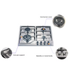 Custom Service Home Kitchen Appliance Built--in Gas Stove Gas Cooker Tempered Glass Iron Cover Variety