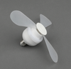 Socket Mini Ceiling Fan with Light,2-in-1 LED Bulb Fan with 3 Blades