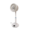 12 '' white color stand fan remote control speed circulator stand fan with display screen for home