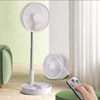 Customize Manufacture Mini Portable, High Speed Usb Rechargeable Telescopic Foldable Electric Pedestal Stand Fan Retractable Fan