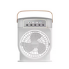 Type-C Mini Rechargeable Mini Table Personal Air Conditioner Cooler Fan 7 Colors LED Light Humidifier Strong Wind Water Mist Fan
