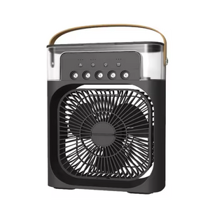 Misting USB Charger Portable Mini Air Conditioner Cooling Fan with Light for Home And Outdoor Use