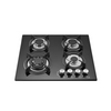 Reasonable Price Top Glass Gas Cooktop Gas Stove 4 Burners Glass Panel Kitchen with Safety Device