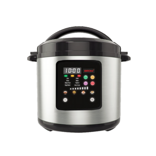 Multifunctional 5L/6L Food Steamer Pressure Cooker Rice Cooker Electric Programmable Pot with Non-Stick Bowl